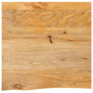 vidaXL Tafelblad met natuurlijke rand 60x60x3,8 cm massief mangohout