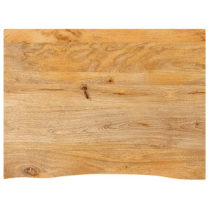 vidaXL Tafelblad met natuurlijke rand 90x60x3,8 cm massief mangohout