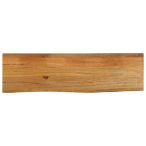 vidaXL Tafelblad met natuurlijke rand 100x40x2,5 cm massief mangohout