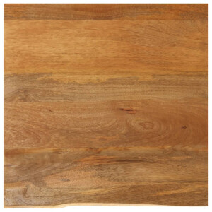 vidaXL Tafelblad met natuurlijke rand 60x60x2,5 cm massief mangohout