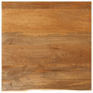 vidaXL Tafelblad met natuurlijke rand 60x60x3,8 cm massief mangohout