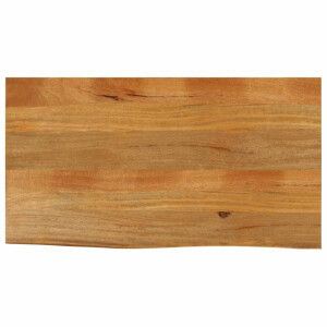 vidaXL Tafelblad met natuurlijke rand 100x60x3,8 cm massief mangohout