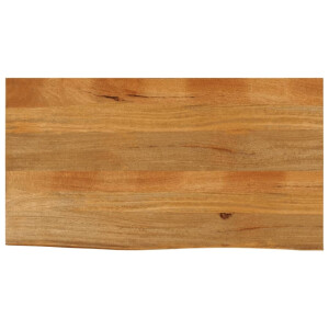 vidaXL Tafelblad met natuurlijke rand 110x60x3,8 cm massief mangohout