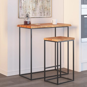 vidaXL Tafelblad rechthoekig natuurlijke rand 90x40x2,5 cm acaciahout