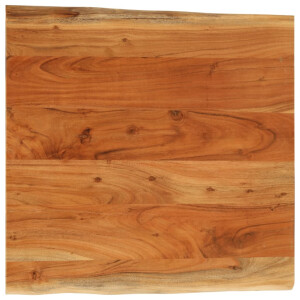 vidaXL Tafelblad vierkant natuurlijke rand 80x80x3,8 cm acaciahout