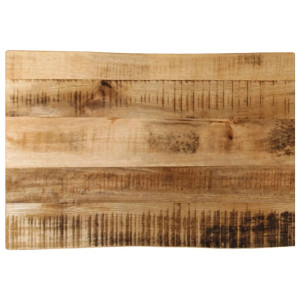 vidaXL Tafelblad met natuurlijke rand 60x40x2,5 cm massief mangohout