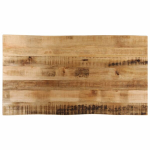 vidaXL Tafelblad met natuurlijke rand 110x60x2,5 cm massief mangohout