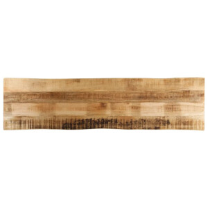 vidaXL Tafelblad met natuurlijke rand 180x40x3,8 cm massief mangohout