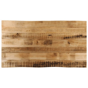 vidaXL Tafelblad met natuurlijke rand 100x60x3,8 cm massief mangohout