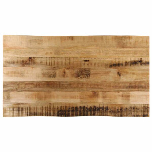 vidaXL Tafelblad met natuurlijke rand 100x60x3,8 cm massief mangohout