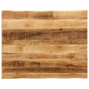 vidaXL Tafelblad met natuurlijke rand 100x80x3,8 cm massief mangohout