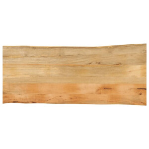 vidaXL Tafelblad met natuurlijke rand 140x60x3,8 cm massief mangohout