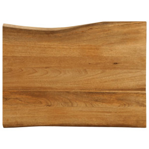 vidaXL Tafelblad met natuurlijke rand 70x60x2,5 cm massief mangohout