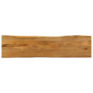 vidaXL Tafelblad met natuurlijke rand 160x40x3,8 cm massief mangohout