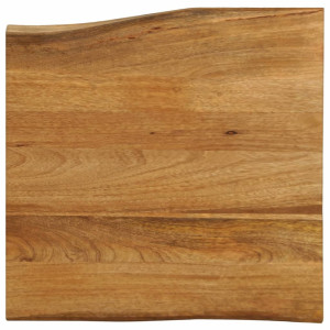 vidaXL Tafelblad met natuurlijke rand 60x60x3,8 cm massief mangohout