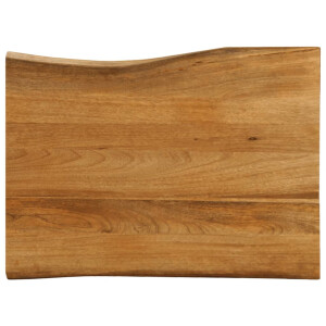 vidaXL Tafelblad met natuurlijke rand 90x60x3,8 cm massief mangohout