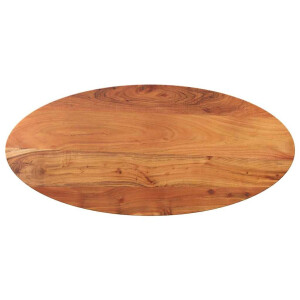 vidaXL Tafelblad ovaal 80x40x3,8 cm massief acaciahout
