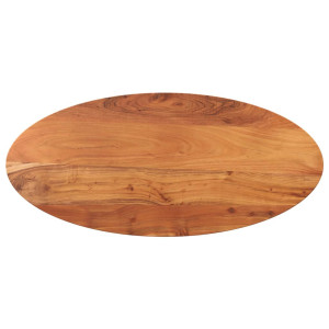 vidaXL Tafelblad ovaal 100x40x3,8 cm massief acaciahout