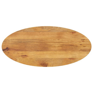 vidaXL Tafelblad ovaal 140x50x2,5 cm massief mangohout
