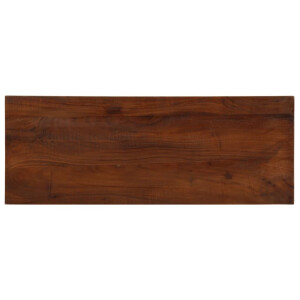 vidaXL Tafelblad rechthoekig 90x20x3,8 cm massief gerecycled hout