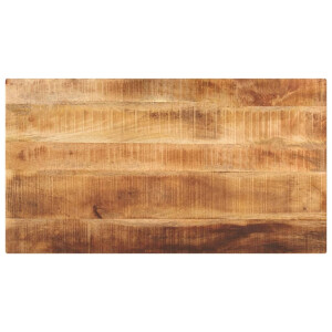 vidaXL Tafelblad rechthoekig 110x70x2,5 cm massief ruw mangohout