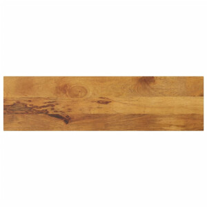 vidaXL Tafelblad rechthoekig 120x30x2,5 cm massief mangohout