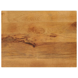 vidaXL Tafelblad rechthoekig 80x70x2,5 cm massief mangohout