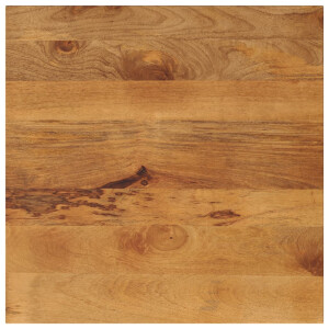 vidaXL Tafelblad vierkant 70x70x3,8 cm massief mangohout