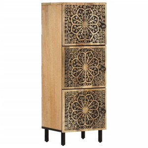 vidaXL Bijzetkast 40x33x110 cm massief mangohout