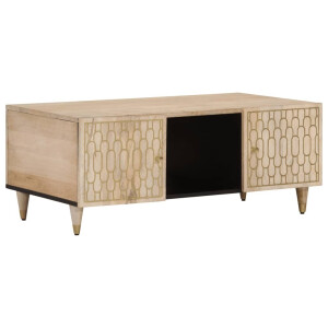 vidaXL Salontafel 100x54x40 cm massief mangohout