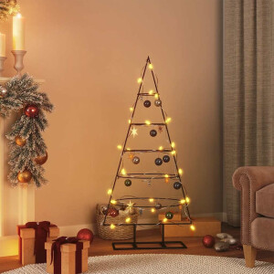 vidaXL | Metalen kerstboom | met standaard 125 cm Poedergecoat staal