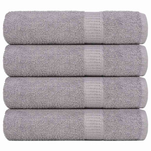 vidaXL Handdoeken 4 st 50x100 cm 360 g/m² 100% katoen grijs
