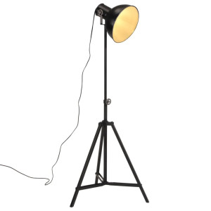 vidaXL Vloerlamp 25 W E27 61x61x90/150 cm zwart