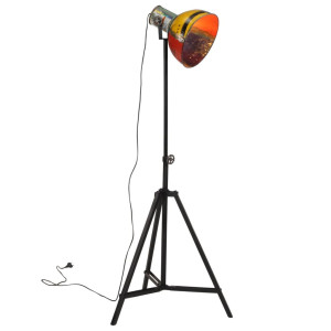 vidaXL Vloerlamp 25 W E27 61x61x90/150 cm meerkleurig