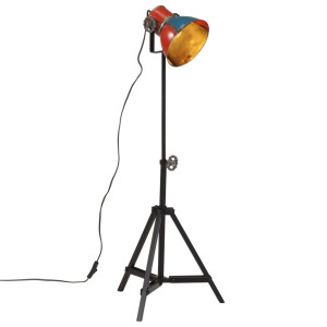 vidaXL Vloerlamp 25 W E27 35x35x65/95 cm meerkleurig