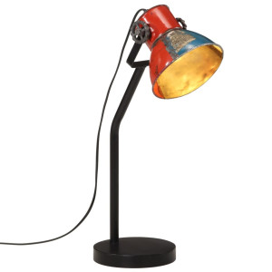 vidaXL Bureaulamp 25 W E27 17x17x60 cm meerkleurig