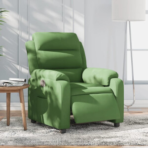 vidaXL Fauteuil elektrisch verstelbaar fluweel lichtgroen