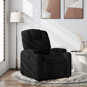 vidaXL Relaxfauteuil Zwarte Stof