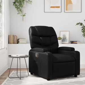 vidaXL Relaxfauteuil Zwart Kunstleer