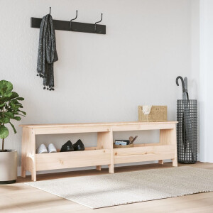 vidaXL Halbankje 160x28x45 cm massief grenenhout