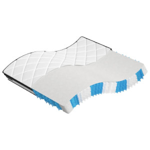 vidaXL Pocketveringmatras middelhard-plus 160x200 cm Super King Size