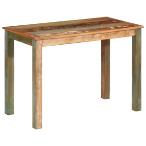 vidaXL Eettafel 110x55x76 cm gerecycled massief mangohout