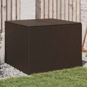 vidaXL Tuinbox 291 L poly rattan bruin