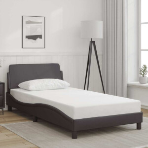 vidaXL Bedframe "Dover" kunstleer grijs 100x200 cm