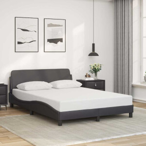 vidaXL Bedframe "Dover" kunstleer grijs 140x200 cm