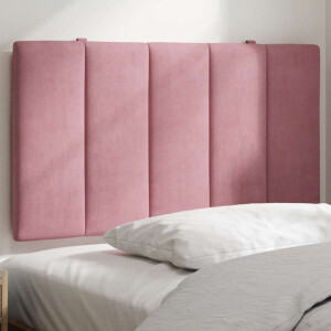 vidaXL Hoofdbordkussen "Hanko" 80 cm fluweel roze