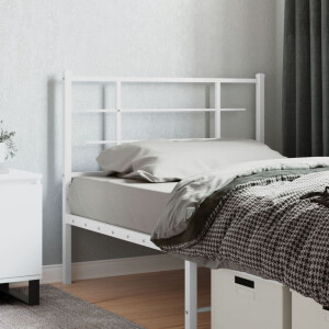 vidaXL Hoofdbord 107 cm metaal wit