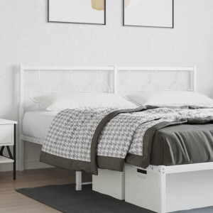 vidaXL Hoofdbord 180 cm metaal wit