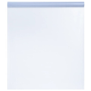 vidaXL Raamfolie statisch mat grijs 90 x 2000 cm PVC