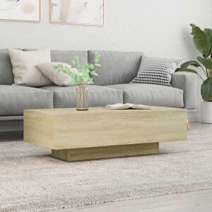 vidaXL Salontafel 100x49,5x31 cm bewerkt hout sonoma eikenkleurig